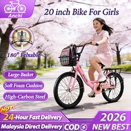 AENXRD basikal budak sesuai untuk Budak  20 inci bicycle kids basket mountain bike basikal budak per