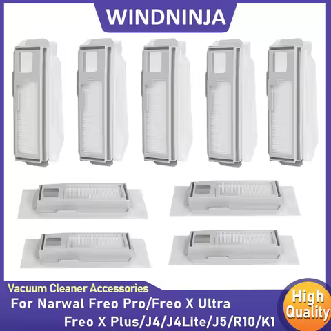 For Narwal Disposable Filters Dust Bag Compatible Freo X Ultra/Freo X Plus/Freo Pro/J4/J4 Lite/J5/J6