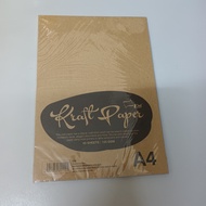 UNI A4 Kraft Paper 125gsm 40 Sheets / Craft Paper / Brown Paper