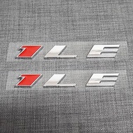 2Pcs New 1LE Emblem Badge Letter Rear Side 1LE Sticker Replacement for Camaro (Chrome)