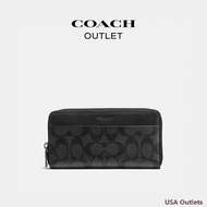 COACH 75000 Multi functional Classic Fashion Men's Bag Long Wallet 74978 75372 74737 75395 74597