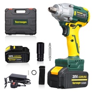 Ternaga Cordless Impact Wrench 500N.M High Torque Brushless Cordless Driver Drill Electric Impact Wr