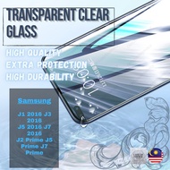 Samsung Galaxy J1 2016/J3 2016/J5 2016/J7 2016/J2 Prime/J5 Prime/J7 Prime Clear Tempered Glass Full 