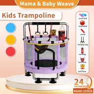 Baby Trampoline1.4M  Indoor Outdoor Safe Enclosure Net Jumping Toy Free Gift Trampolin Kanak-Kanak