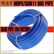 ۩ ❈ ◐ BLUE FLEXIBLE BIO HDPE SDR11 TUBE PIPE HOSE ( 1/2*20mm ) 1 ROLL 100M FOR WATERLINE & WIRINGS