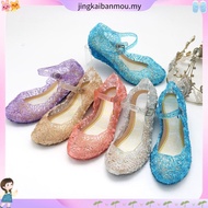 Baju Baby Girl Frozen 2 Elsa Anna Princess Shoes Kids Girls Crystal Jelly Sandals Princess Elsa Role
