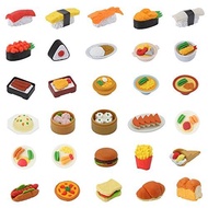 Japanese Iwako Eraser 30 Pieces of Bakery, Japanese & Chinese Food Erasers Assortment by Iwako