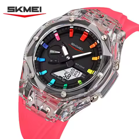 SKMEI 2411 Electronic Watch Fashion Sport Men's Wristwatch Daylight Saving Time Countdown Digital Wa