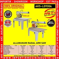 MESIN GERGAJI UNTUK POTONG KAYU DAN ALUMINIUM 45° TIPE AKS - LD930A