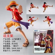 โมเดล One Piece SHF Monkey D. Luffy (Ghost Island Crusade Ver.) 15cm Action Figure Onepiece Luffy Figure โมเดลวันพีช โมเดลลูฟี่