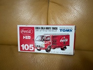 現貨 正版 絕版 tomy 舊藍標 105 多美小汽車 Coca Cola route truck 可口可樂運送車 可口可樂車