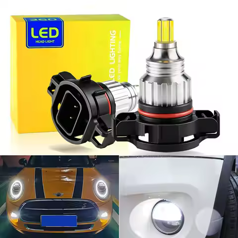 2PCS 2504 PSX24W LED Car Front Daytime Running Light DRL Bulb Canbus For Mini COOPER F55 F56 F54 F60