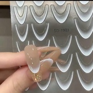 5D Ombre French nail tip Sticker. 5d Nail Sticker - Handy Nail Accessories - 5d Waterproof Sticker f