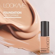 Lookave Base Foundation Waterproof Liquid Foundation Face Full Long-lasting Coverage Concealer Z0g4
