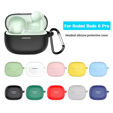For Redmi Buds 6 Pro Case Silicone Earphone Cover For Xiaomi Redmi Buds 6 Pro Buds6 Pro Protective C