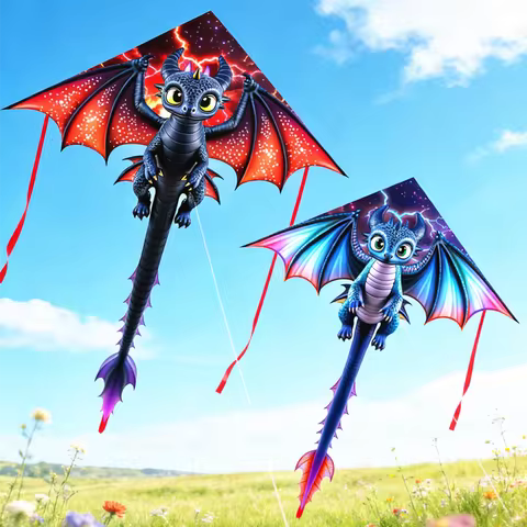 Dragon kites flying outdoor fun toys for adults kites string line kite factory parachute delta kites