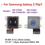 50MP Rear Wide Camera For Samsung Galaxy Z Flip7 SM-F766B F766U F766 Big Main Back Camera Backside V