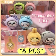 [COD]Cute Chiikawa Face Changing Doll Bag Charm Blind Box Plush Doll Character Pendants Keychain Gif