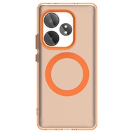 For OPPO Realme 14 13 Pro Plus Magnetic Wireless Charging Case For Realme GT 6 6T C75 C63 C61 14X 14