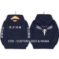 hoodie anak team valhalla walhalla/jaket anak team valhalla - navy m