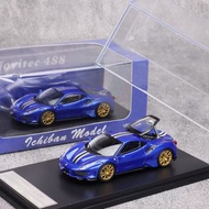Stance Hunters-SH 1/64 Ferrari 488 Pista Diecast car Car Model Simulation Alloy Diecast Car Children