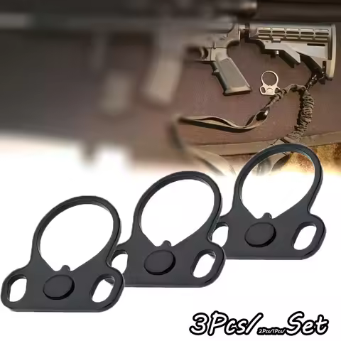 3/2P/1Pcs Single Point Sling Mount Tactical Accessories Loop For Ar15 Sling End M4 Ambidextrous Adap