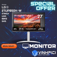 LG 27UP850K-W Monitor (27inch/UHD/IPS/60Hz/5ms) [NEW]