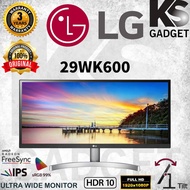 LG 29WK600 29" UltraWide FHD IPS HDR 10 LED Monitor (IPS-WFHD-5MS-HDMI*2-DP-SPK-VESA-FS 75HZ-HDR10-s