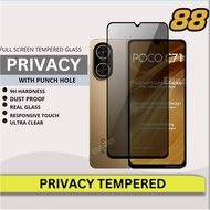 Privacy Protection Tempered Glass Screen Protector POCO C85 C71 C75 C65