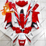 Yamaha 125ZR 125Z VRC Cover Set Diamond Bata Sabit Merah Cili Putih Sabit Merah Red White Red Spoile