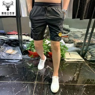 7A1U8O VERSACE451 2025 New Style Unique Pattern Embroidery Printed Shorts Trendy Men's Slim-fit Larg