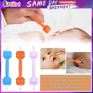 Baby Cleaner Spoon Double-headed Soft Wax Curette Picker Nose Cleaner Silicone Ear Wax Pickers