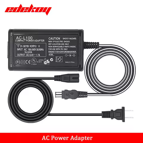 AC-L100C For Sony Camera AC-L10A L10B L15 Power Adapter NX100 AX2000 MC2500 HXR-NX3 CCD-TRV228 TRV61