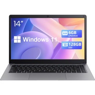 Laptop, Laptop Computer, 14 Inch HD Laptops, 6GB LPDDR4 RAM 128GB SSD, J4005 Processor, 11 Pro Lapto