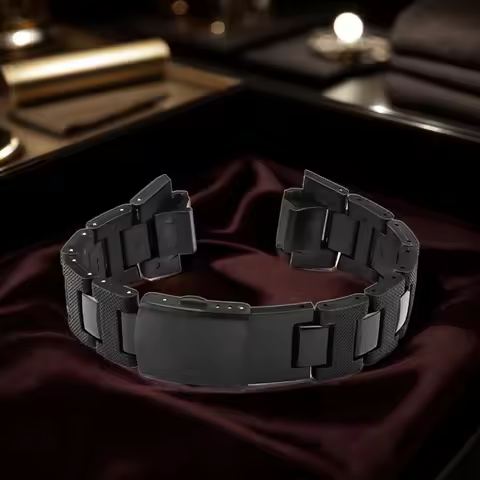 For Modification Casio Composite Plastic Steel Solid Stainless Steel Fold Buckle Frosted Dw5600/GBX-