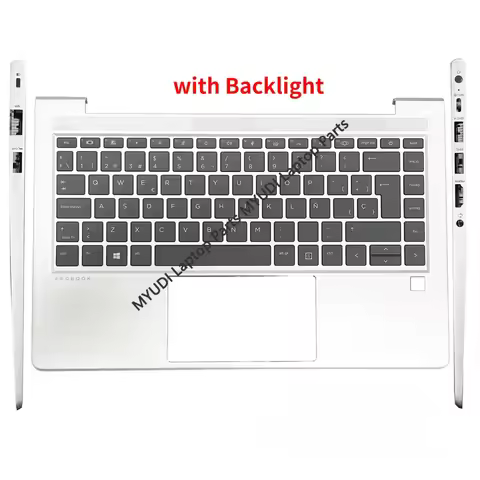 Original New Latin Spanish Keyboard for HP Probook 440 G8 440 G9 445R 445 G8 G9 Palmrest Upper Cover