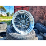 New Car Sport Rim WORK EMOTION CP2 Wheels CR2P Model - 15x8.25J 8x100/114.3 ET25 - READY STOCK