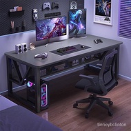 HY/🥭Zhouyu Computer Desk Internet Celebrity E-Sports Gaming Table Desktop Office Table and Chair Set Simple Desk Bedroom