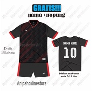 ( Free Nama Nomor Punggung ) jersey futsal anak/ baju bola anak