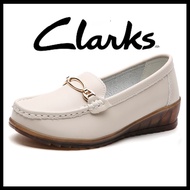 Casual Leather Boat Shoes - Women's Flat Shoes