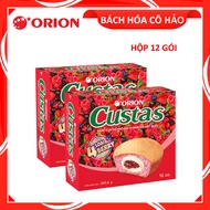 COMBO 2 HỘP BÁNH PHÔ MAI VỊ MÂM XÔI VIỆT QUẤT CUSTAS ORION 282 GRAM