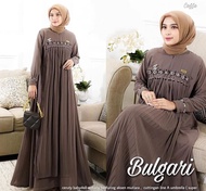 Bulgary Dress Wanita Terbaru 2022 Kekinian Viral Gamis Mutiara Plisket Modern Kondangan Remeja Dewasa Import Promo