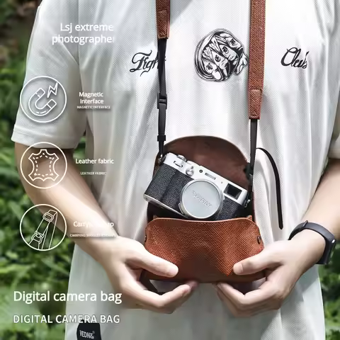 Camera bag Suitable for Sony RX100m Fuji X100v 100vi X Half Canon IXUS175 180 185 190 Panasonic LX10