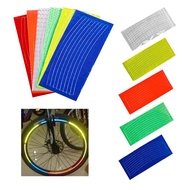 Bicycle Wheel Reflective Sticker Bicycle Wheel Reflective Sticker 8 Strips - Blue