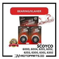 SCOYCO BEARING 1ktk (10pcs).6201,630.6301,6202,6004RS