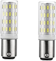 2X Ba15d Sewing Machine LED Light 5 Watt Bulb B15 B15D Bayonet Base, T3/T4/C7/S6 Halogen Replacement