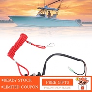 Nearbeauty Boat Safety Stop Kill Switch Connector Lanyard  Outboard and Erosion Resistant 3A3-06830-