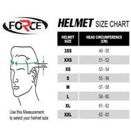 DR227 - SNI Half Face Helmet for Men and Women Motif Force ML XL Motorcycle Visor