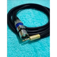 CANON XLR FEMALE TO MINI STEREO AUDIO JACK CABLE 3.5MM 1-5 MTR