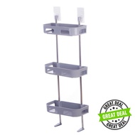 SMART CHOICE [ Local Ready Stock ] Multifunctional Bathroom Shower Shelf Wall-Mounted 2 Layers